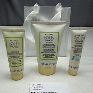 Mary Kay White Tea And Citrus Satin Hands Pampering Set MINI Travel Size NOS